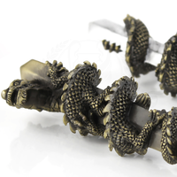 Artisanat d'art en métal Cadeaux de luxe Couteau et épée de dragon pour souvenir