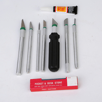 Set di coltelli professionali con lame sostituibili, organizer compatto, per progetti artistici, fai da te, scultura, intaglio, artigianato generale e hobby.
