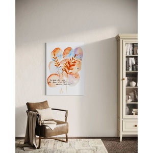 Décoration murale en papier d'art « Earth Has Music » avec impression botanique naturelle pour intérieurs artistiques et réfléchissants - Product Image 4