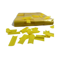 Canon à Confettis en Papier Biodégradable Ignifuge Rectangulaire 17mm*55mm pour Fêtes d'Halloween et Anniversaires, Emballage en Vrac Compressé