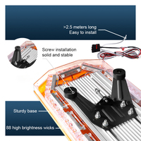 Barra de Luces LED de Advertencia de Emergencia 12V 24V IP65, Luces Estroboscópicas LED para Techo