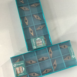 เม็ดมีดคาร์ไบด์เคลือบ PVD รุ่น VNMG130408 MT TT510 ยี่ห้อ Taegutec รูปทรงสามเหลี่ยม สำหรับงานกลึง HSS พร้อมแผ่นรีมเมอร์ ผลิตตามแบบ OEM สำหรับเครื่อง CNC - Product Image 3