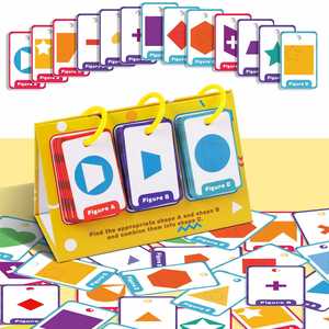 Herramienta Educativa Interactiva, Juego de Geometría Atractivo para Enseñar Conceptos de Aprendizaje Temprano, Tabla de Formas - Product Image 1