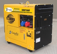 Générateur KIPOR KDE 6kw 6 kw 7 Kva 7kva 3 phases Petit générateur diesel ultra silencieux refroidi par eau pour la maison 2 cylindres 4 temps