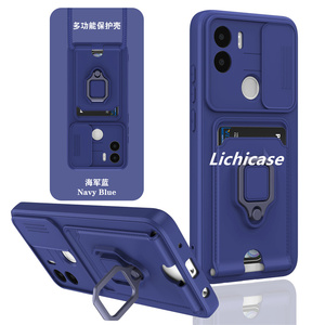 Lichicase TPU Hybride PC Antidérapant Caméra Protection Couverture Arrière <span class=keywords><strong>pour</strong></span> <span class=keywords><strong>Redmi</strong></span> <span class=keywords><strong>10C</strong></span> A1 A1 Plus Smartphone Shell - Product Image 4