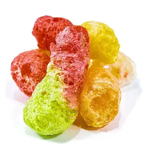 Halal wholesale 80g/100g multicolor bulk FD freeze dried gummy candy sweets