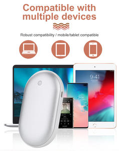 Calentador De Manos Electrico Portatil 5000Mah Pocket Handwarmer Usb Power Bank ricaricabile Chauffe-Main ricaricabile - Product Image 2