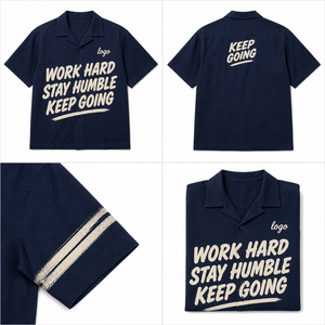 เสื้อโปโลโบว์ลิ่งแบบสั่งทำพิเศษ ลายกราฟิกโดดเด่น สไตล์สตรีทแวร์ สำหรับงานปาร์ตี้คลับ ทรงโอเวอร์ไซส์ ปักโลโก้ตามสั่ง รับผลิตแบบ OEM - Product Image 1