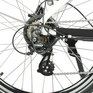 <span class=keywords><strong>Vélo</strong></span> <span class=keywords><strong>électrique</strong></span> urbain populaire à longue portée, <span class=keywords><strong>batterie</strong></span> 36V18.2Ah, frein hydraulique, fourche à suspension, 7 vitesses, avec porte-bagages, stock européen - Product Image 3