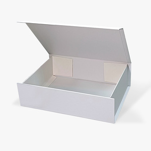 20x15x5.5cm cá nhân Đồng bằng màu trắng logo in ấn từ đóng cửa các tông Hộp quà tặng trong kho - Product Image 3