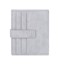 Baellerry Dompet/Dompet Kartu Kredit Tempat Uang, Dompet/Penutup Jepret Kulit Lipat Dua