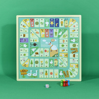 Fournisseurs d'usine – Jeu de société classique Ludo en bois de haute qualité avec plateau et pions – Jeux de société pour la famille