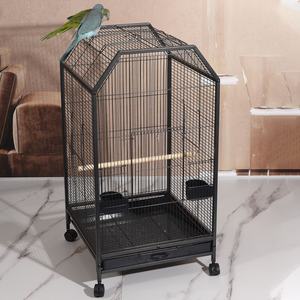 Büyük ölçekli altıgen papağan Villa kuş evi basit lüks Modern klasik anti-fuzz toz Phoenix kafes seti nefes kafes - Product Image 3