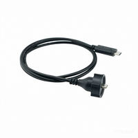 LSHITECH M20 IP67 Type-C 3.1 Mâle 1M Connecteur de câble étanche industriel OEM