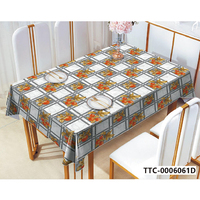 Nappe de table en PVC écologique, non toxique, durable, résistante à la chaleur, imperméable, résistante à l'huile, surface lisse, pour usage domestique