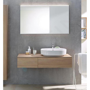 Lavabo de Sobremesa Elíptico de Porcelana Mate Moderna, Modelo 'VARIFORM', para Baño o Comedor Estilo Rústico, Forma Ovalada de 60 cm - Product Image 5