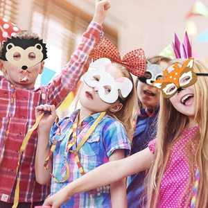 Halloween Felt <strong>Mask</strong> Cosplay Felt Party <strong>Masks</strong> Children's Felt Animal <strong>Masks</strong> - Product Image 5