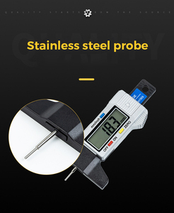 Calibro Digitale Elettronico KBD in <span class=keywords><strong>ABS</strong></span> per Misurazione Profondità Battistrada Pneumatici 0-25mm Precisione 0.1mm Calibro a Corsoio 1 Anno di Garanzia - Product Image 6