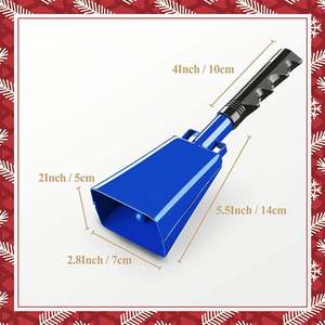 Cloche Suisse Personnalisée - Instrument Sonore Portable pour Événements Sportifs et Matchs de Football, Cloche de Support Décorative pour Festivals et Maison - Product Image 4