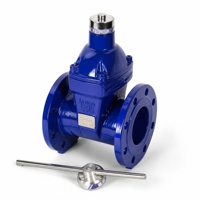 Vanne de coupure à joint souple en fonte ductile, verrouillable magnétiquement, pour compteur d'eau, de 2 à 16 pouces, PN10, OEM pour réseau d'alimentation en eau