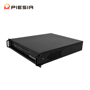 Oem 2U máy chủ Rack mount trường hợp 4 SFP + 10g 6 Lan 2 * PSU 12th LGA 1700 H610 công nghiệp pfsense tường lửa Mini PC 2U Rackmount Chassis - Product Image 1