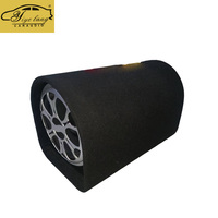 Subwoofer de voiture noir 10 pouces à bobine simple 12V DC 5000W RMS à basses profondes