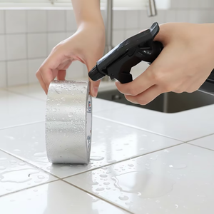 Klima Boru Sarma Bandı Özel Alüminyum Folyo Yapışkan Bant, HVAC Parçaları, Kanal Tamiri ve Boru İzolasyonu için - Product Image 3