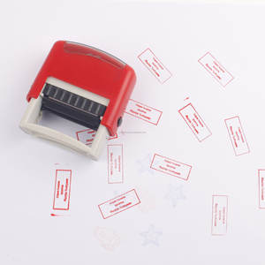 स्व-अपंग रबर स्टांप उच्च गुणवत्ता वाले त्वरित सुखाने वाले कपड़े स्टांप रचनात्मक नई फ्लिप स्याही बैक सील व्यवसाय पदोन्नति उपहार मुहर - Product Image 6