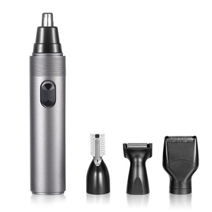 Tondeuse Électrique Portable Rechargeable pour Nez et Oreilles <span class=keywords><strong>Homme</strong></span>, Indolore et Sûre, 4-en-1, Alimentation USB, en Plastique Durable - Product Image 1