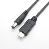 Revolution DC5521 Schnellladekabel Typ-C USB mit Nylon-Ummantelung 5A Schnellladung für Kamera Stecker/Buchse Anschlüsse