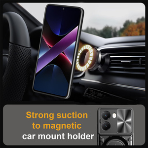 Funda para Poco X8 Pro con Cámara Deslizante, Funda Protectora para Poko Poxo <span class=keywords><strong>Pocco</strong></span> X8 Pro MAX M8 5G, Soporte para Auto, Anillo, Cubierta Trasera, Redmi A7 Pro 4G - Product Image 5