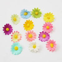 Bunga Daisy Sutra Buatan 4cm Grosir untuk Wisuda, Hari Ibu, Natal, Hari Valentine & Halloween