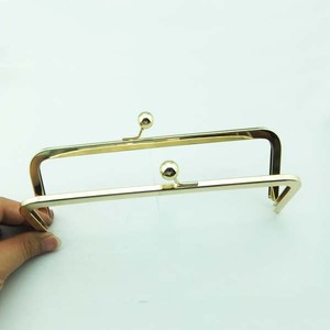 High Quality 20.5*7.7cm Kiss Lock Metal <strong>Clasp</strong> Frame for Women <strong>Handbags</strong>