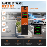Système de stationnement automatique intelligent TGW OEM, système de reconnaissance de plaque d'immatriculation, système de billetterie de stationnement avec écran LCD