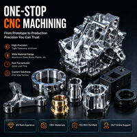 Services d'usinage CNC pour la fabrication de composants métalliques rapides, usinage 5 axes, pour fabricants et petites entreprises