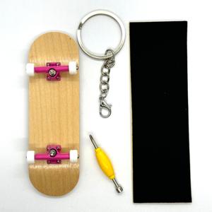 Wholesale Custom <b>Finger</b> <b>Boards</b> 32Mm Maple Wood Fingerboard Deck With Metal Trucks - Product Image 4