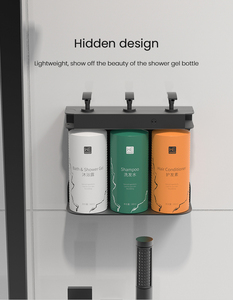 Support mural pour <span class=keywords><strong>savon</strong></span> de luxe pour hôtel <span class=keywords><strong>intelligent</strong></span>, en acier inoxydable noir mat, anti-effraction - Product Image 4