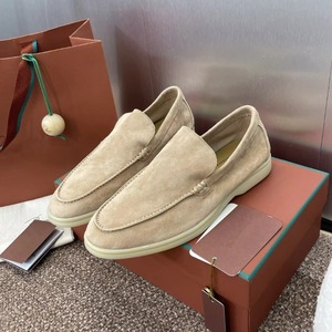 <b>Men</b> Classic British Style Loafers Mocassins Suede Genuine Leather Fashion Casual Outdoor <b>Driving</b> Slip-On Breathable Lightweight - Product Image 3