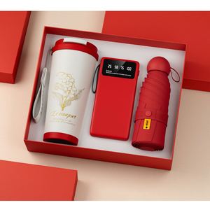 Ensemble promotionnel personnalisé, mode, unique, créatif, pratique, tasse à café, mini parapluie avec logo, cadeau d'entreprise - Product Image 2