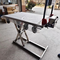Chariot élévateur hydraulique à quatre roues à profil bas pour zones à accès restreint et espaces à faible hauteur avec support de personnalisation OEM