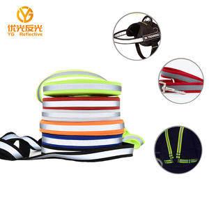 反射リボン ペット用反射素材 高輝度 卸売 ナイロン縫い付けトリム 弾性ストラップ 衣類用反射ウェビング - Product Image 3