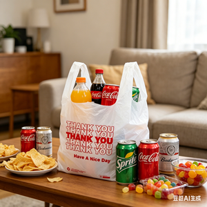 Household Use Durable HDPE Plastic Vest <b>Bags</b> Multi Function T-Shirt Carry <b>Bags</b> Daily Shopping Waste Storage Grocery <b>Pack</b> Home - Product Image 1