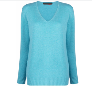 Suéteres <span class=keywords><strong>de</strong></span> Cachemira con cuello en V pulóver cabra interior mongol personalizado 100% <span class=keywords><strong>Cos</strong></span> mujeres Erdos seda pura venta al por mayor suéter <span class=keywords><strong>de</strong></span> Cachemira para <span class=keywords><strong>mujer</strong></span> - Product Image 3