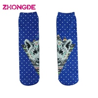 Chaussettes blanches à sublimation Chaussettes jeunes à sublimation vierge Chaussettes en polyester de sport à sublimation vierge