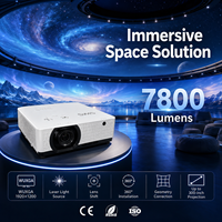 Projecteur laser LCD à courte focale WUXGA de 7800 lumens pour l'éducation, les musées, les expositions et les installations