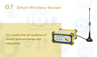 Capteurs d'alarme télécommandés RS232 0 ~ 5VDC capteur de niveau sans fil haute sensibilité moniteur de niveau d'eau du réservoir