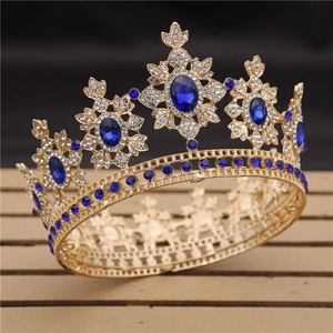 Couronnes de <span class=keywords><strong>mariage</strong></span> de luxe, 10 pièces, bijoux de cheveux, en cristal, accessoires de coiffure, <span class=keywords><strong>couronne</strong></span> de spectacle pour femmes, diadème, bal - Product Image 2