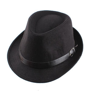 <span class=keywords><strong>Sombrero</strong></span> Panamá de Ala Corta con Borde Enrollado para <span class=keywords><strong>Hombre</strong></span>, Estilo Jazz, Accesorio Elegante para Escenas al Aire Libre, <span class=keywords><strong>Precio</strong></span> Económico al por Mayor - Product Image 4