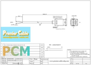 Kabel Harness Otomotif TE Connectivity 282762-1 AMP Junior Power Timer ke Kabel Ujung Terbuka 18AWG untuk Sensor Injektor Solenoid - Product Image 6