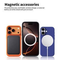 Coque de téléphone antichoc en silicone magnétique avec boutons en alliage, design professionnel, pour 17 Air 17 Pro Max